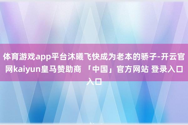 体育游戏app平台沐曦飞快成为老本的骄子-开云官网kaiyun皇马赞助商 「中国」官方网站 登录入口